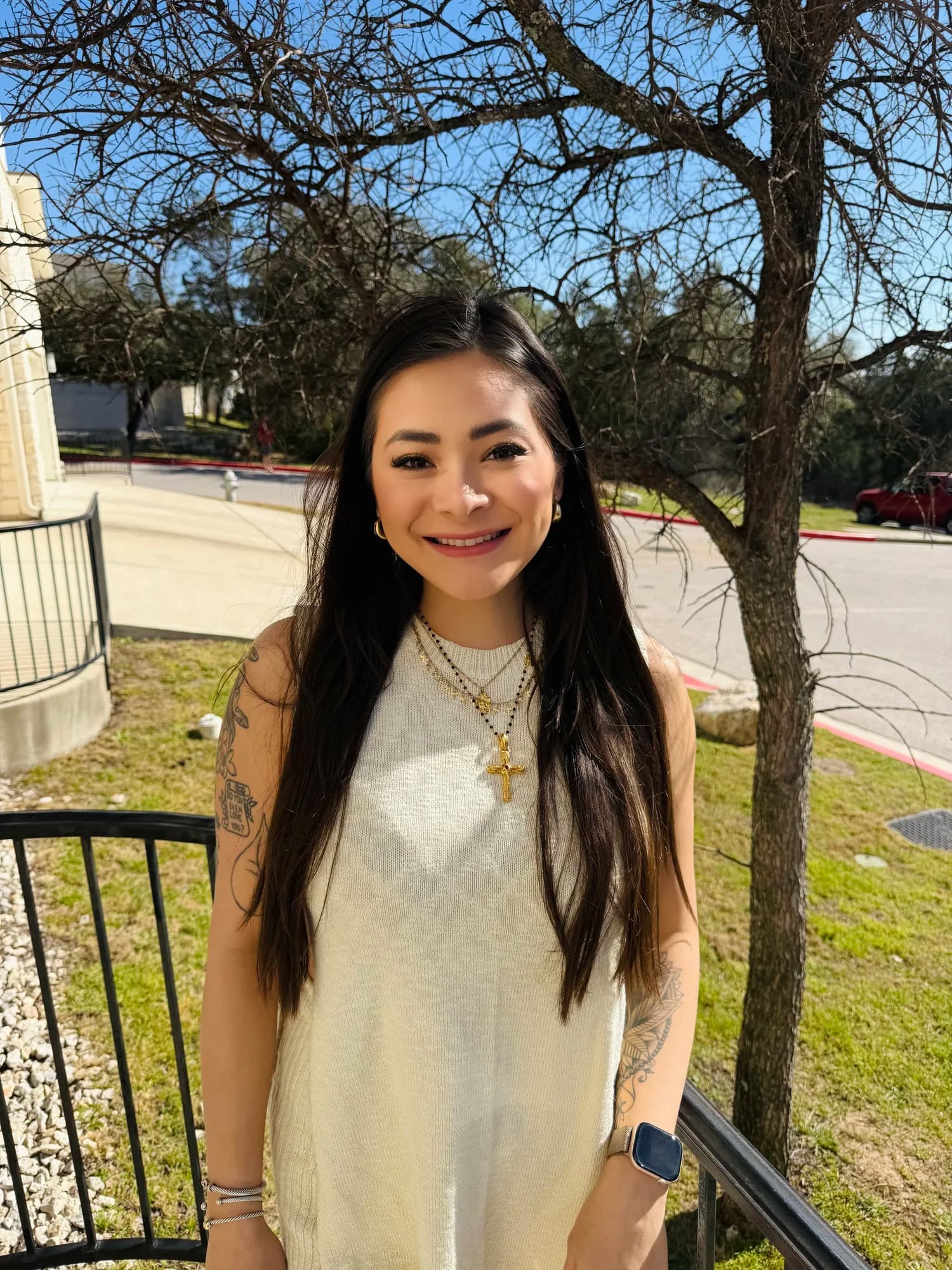 Catherine Whitten, LPC, outdoors in Austin